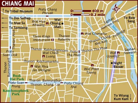 Chiang Mai map